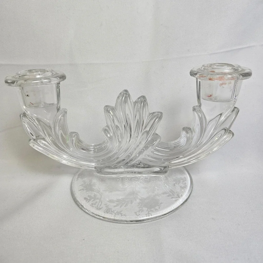 Fostoria pair vintage